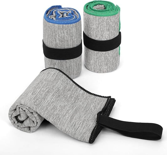 3 Pack Microfiber Gym Towel Fast Drying Men Women Workout Gear for Body Sweat Sports Exercise Fitness Tennis Running Riding Hiking Camping Yoga Jogging Fishing Working Out Towel