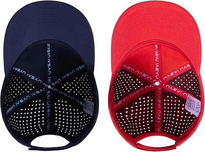 UPF 50+ Performance Water Resistant Baseball Cap Lightweight Breathable Hat Golf Running Boat Hiking for Men Women