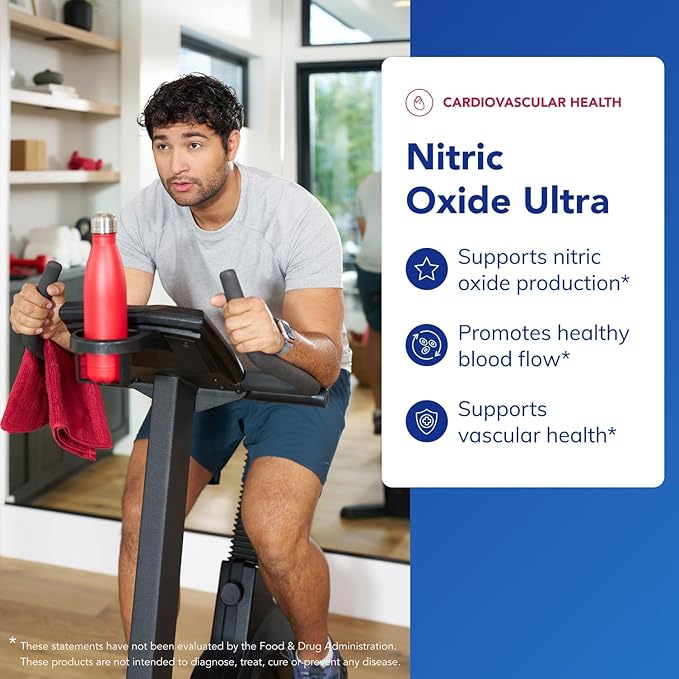 Pure Encapsulations Nitric Oxide Ultra (Capsules) - Supplement Supports Nitric Oxide Production, Healthy Blood Flow & Vascular Health - with L-Citrulline & CranLoad Cranberry Extract - 120 Capsules