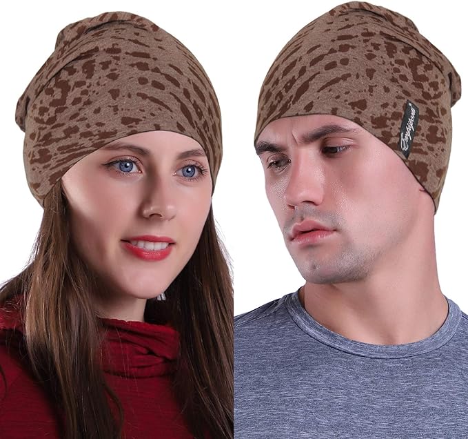 10" Multifunctional Soft Fashion Lightweight Beanies Hats, Cooling Running Skull Cap Helmet Liner Sleep Caps
