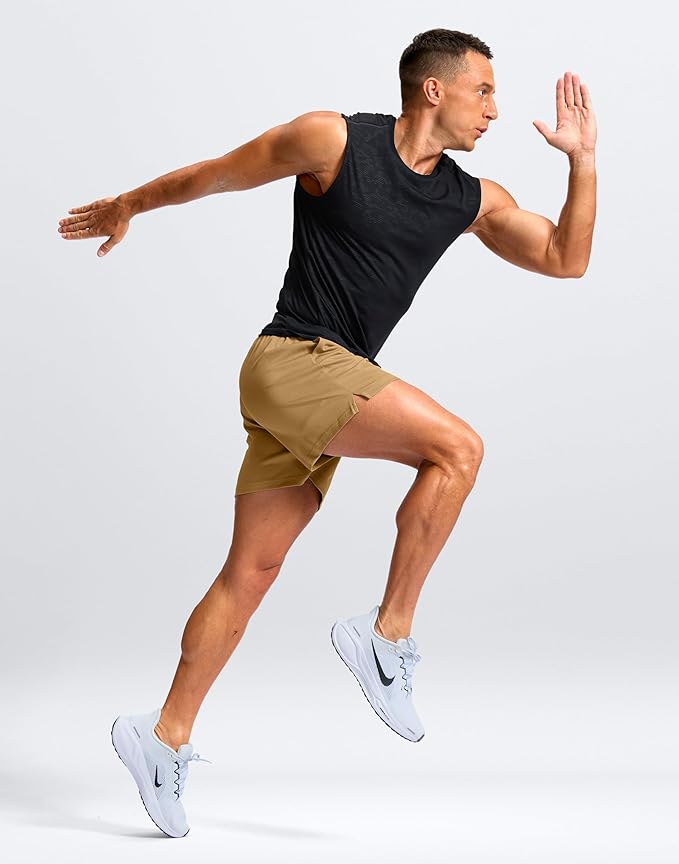 G Gradual Men's Athletic Workout Shorts with Pockets 5"/7"/9" Lightweight Quick Dry Gym Basketball Running Shorts for Men