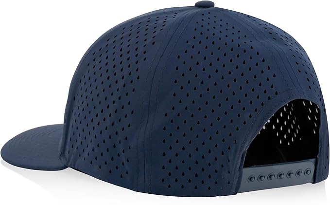 Gilbert Performance Snapback Hat | 5 Panel Blank Cap for Men & Women | Breathable & Lightweight | Curved Bill