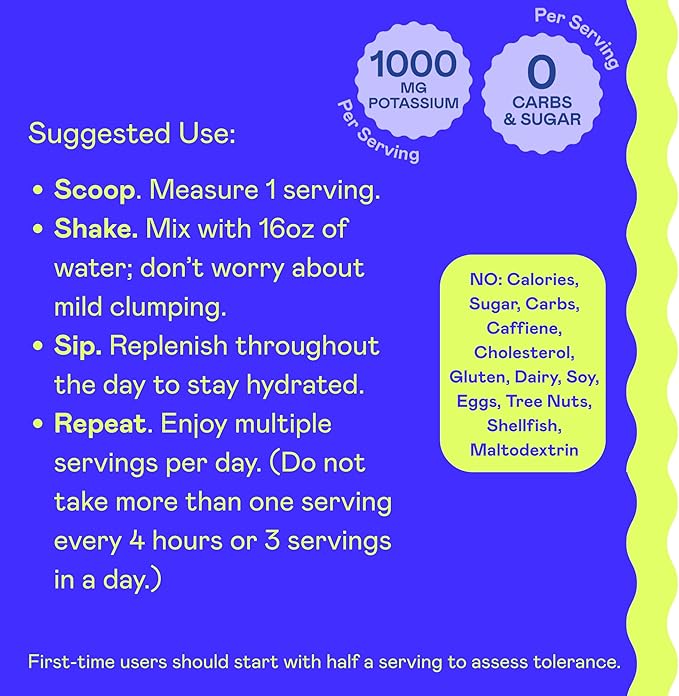 Hi-Lyte K1000 Electrolytes Powder Mix Orange Keto & Performance, 50 Servings