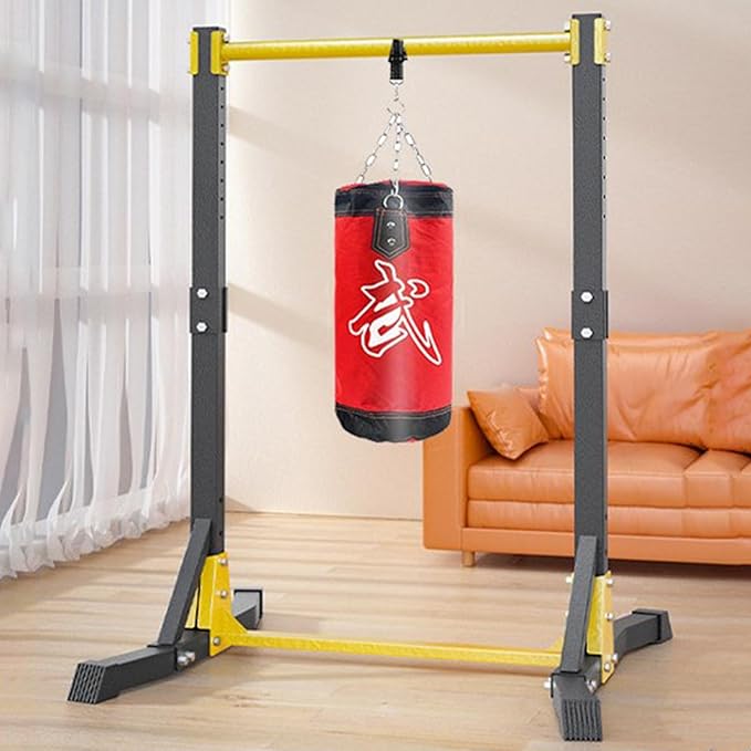 Pull Up Bar Stand,Freestanding Pull-up Bar,Free Standing Pull Up Bar for Home Gym, Pull Up Stand Station 400LBS with 11 Gears Adjustment