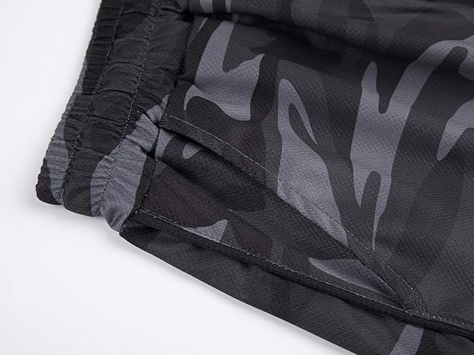 FLYFIREFLY Men's Gym Workout Shorts Running Lightweight Athletic Short Pants Bodybuilding Training