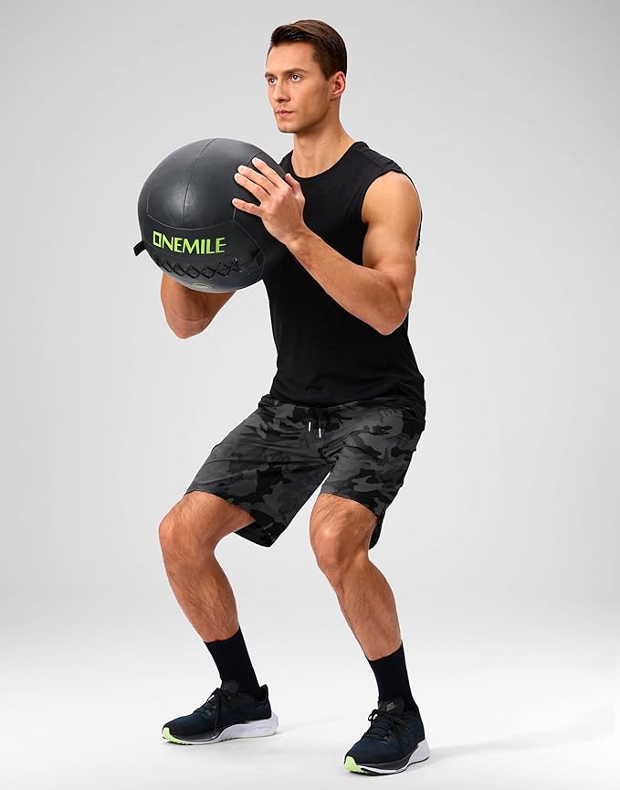 Men's Running Shorts with Zipper Pockets 9 Inch/ 7 Inch / 5 Inch Lightweight Quick Dry Gym Workout Athletic Shorts for Men