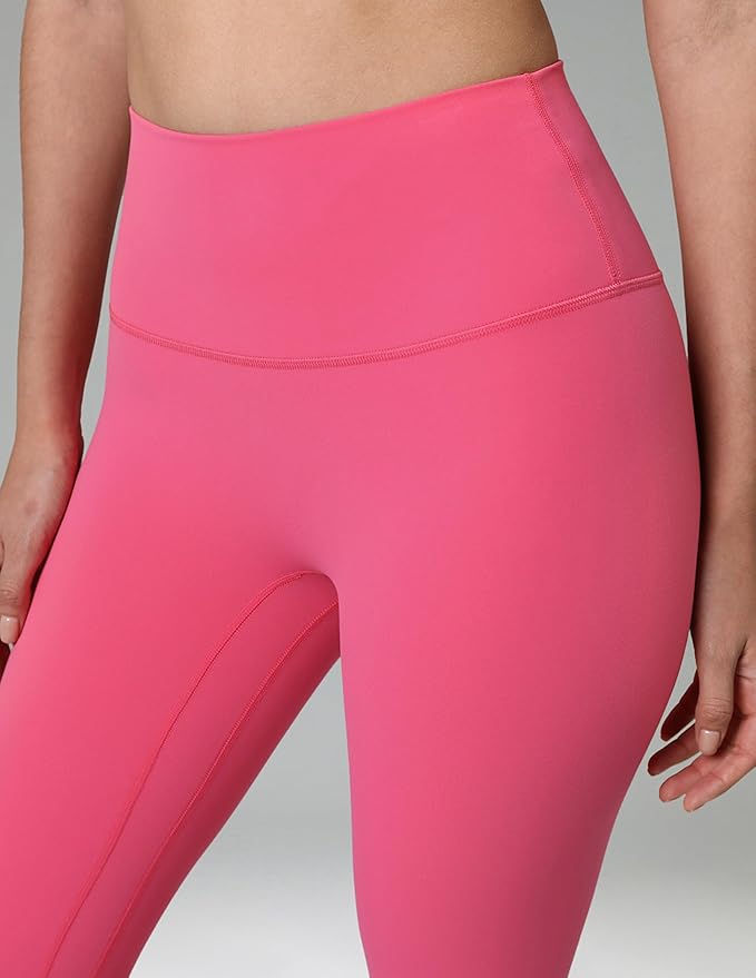 Colorfulkoala Dreamlux No Front Seam Leggings for Women 25"/28" Inseam, Seamless High Waisted Buttery Soft Yoga Pants