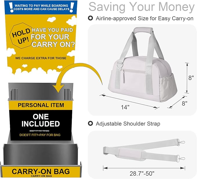 Small Gym Bag 14 inch for Women & Men Mini Gym Duffel Bag with Wet Compartment Waterproof Travel Duffle Bag for Sports Workout Dance