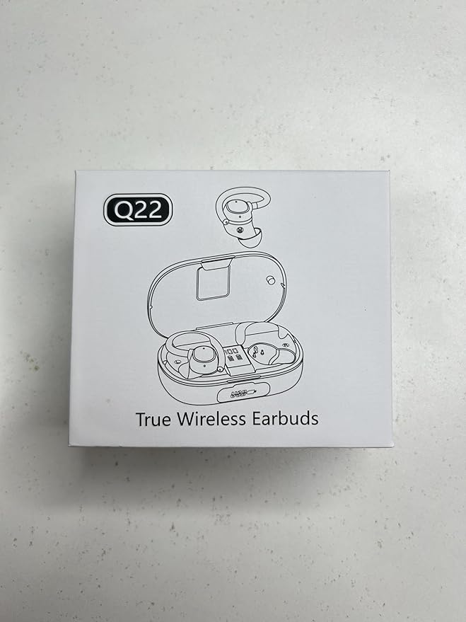 Ear buds Wireless Bluetooth Earbuds Sport 2025 NEW Bluetooth 5.3 Headphones 128H Playtime with LED Display Powerful Bass Over Ear Earphones with Earhooks IP7 Waterproof for Gym/Running/Workout