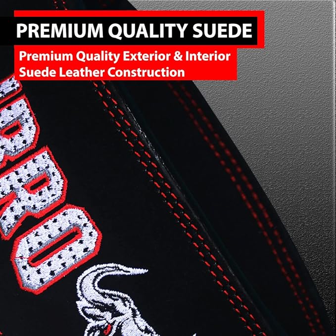 IBRO Powerlifting Lever Gym Belt – Power 8MM, 10MM or 13MM Extreme Heavy Duty Genuine Leather Belts - Squats Deadlifts Bodybuilding Weight Lifting IPF Power Lifting Strongman for Men