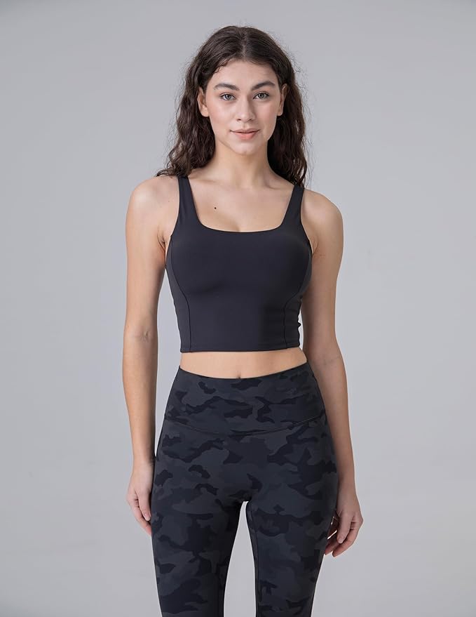 Colorfulkoala Dreamlux No Front Seam Leggings for Women 25"/28" Inseam, Seamless High Waisted Buttery Soft Yoga Pants