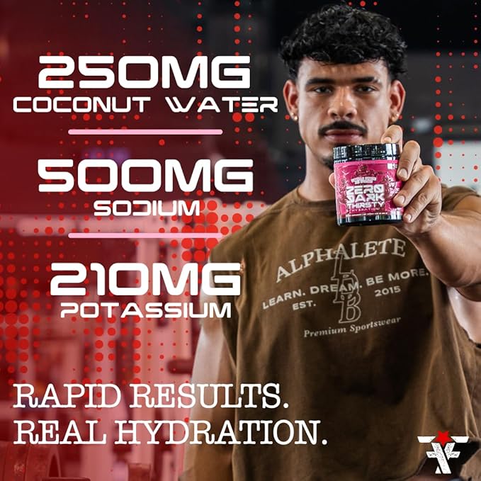 Zero Dark Thirsty - Hydration Drink Mix | Pina Colada; 50 Servings | Contains Essential Electrolytes. Rapid Hydration. Replenish Lost Nutrients