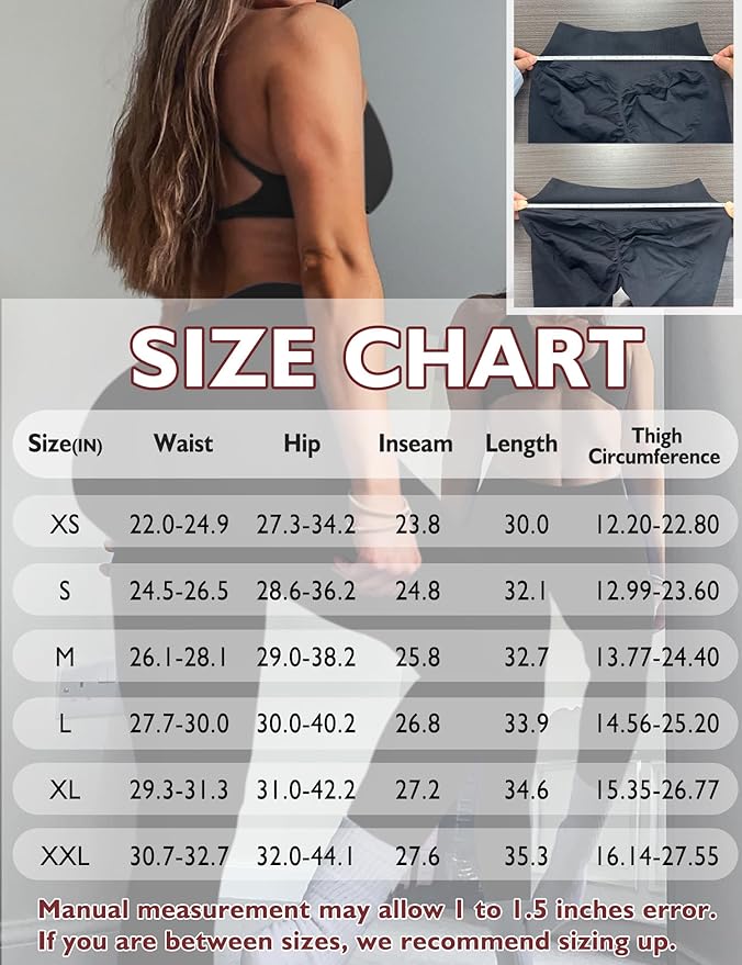 Scrunch Butt Lifting Leggings for Women Gym Seamless Workout Leggings Mid Low Waist Tummy Control Yoga Pants