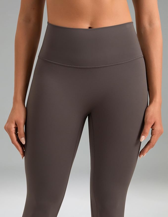 Colorfulkoala Dreamlux No Front Seam Leggings for Women 25"/28" Inseam, Seamless High Waisted Buttery Soft Yoga Pants