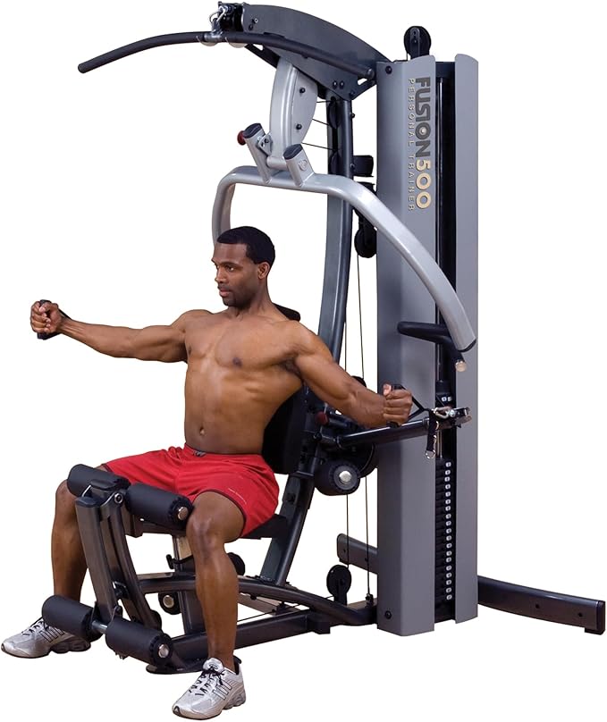 Body-Solid Multi-Station Home Gym Machine, Arm & Leg Strength Training Functional Exercise Workout Station for Weight Lifting and Bodybuilding