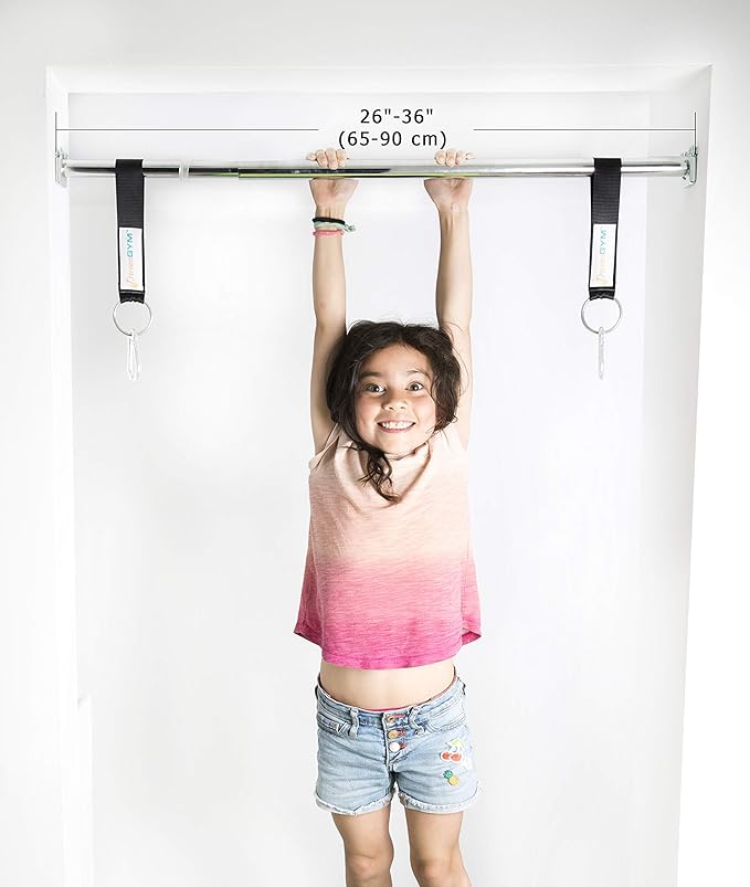 DreamGYM Doorway Swing Support Bar - Pull-Up Bar - Indoor Swing or Yoga Swing
