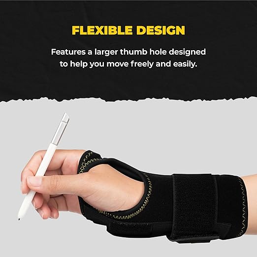 CopperJoint Wrist Brace for Carpal Tunnel - Wrist Support & Hand Brace for Sprains, Injuries, Post-Op Care - Tendonitis Wrist Brace - Copper Infused for Faster Healing & Support - Left