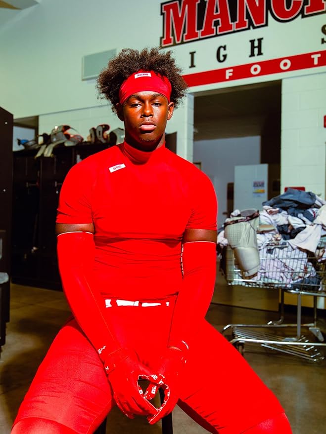 Nxtrnd Men's Turtleneck Compression T-Shirt, Short Sleeve Mock Neck