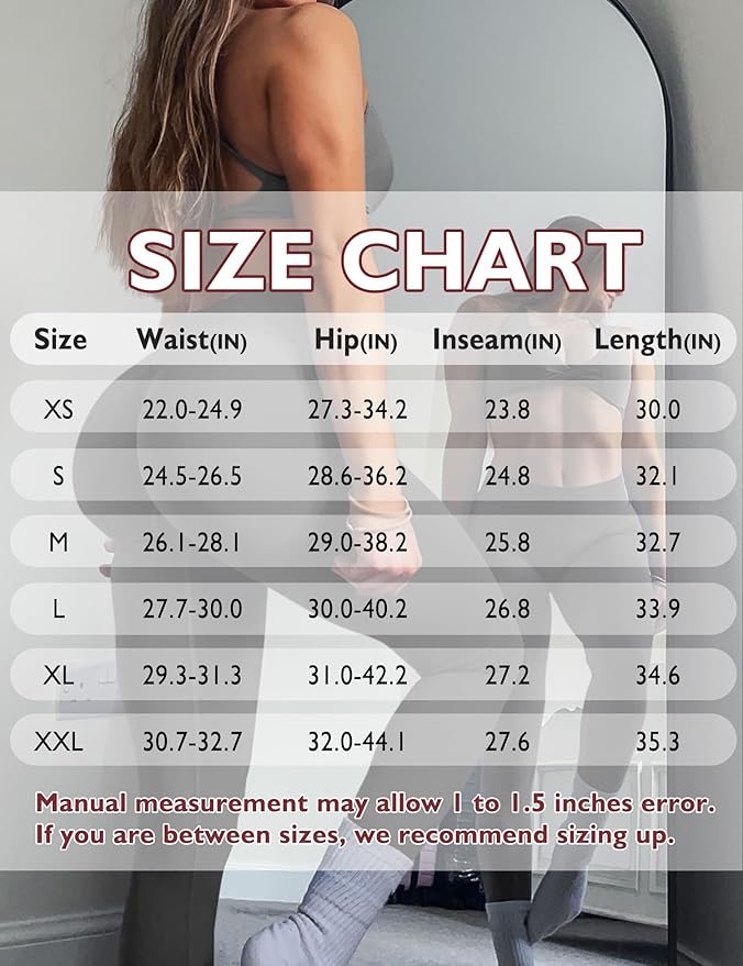 Scrunch Butt Lifting Leggings for Women Gym Seamless Workout Leggings Mid Low Waist Tummy Control Yoga Pants