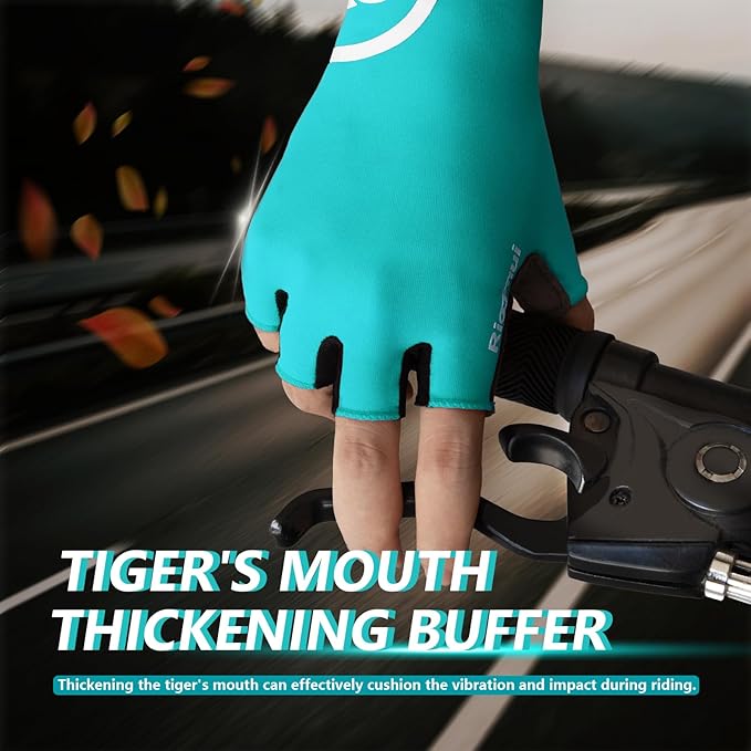 Cycling Gloves,Anti-Slip 5mm Padded Biking Gloves for Men Women Shock-Absorbing Summer Breathable for Road Bicycle Commuting