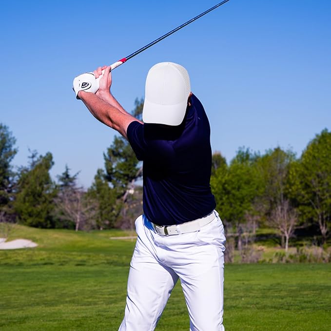 Quick Dry Baseball Cap Curved Brim Snapback Hat Laser Cut Mesh Ball Cap Golf Ball Cap for Men Women