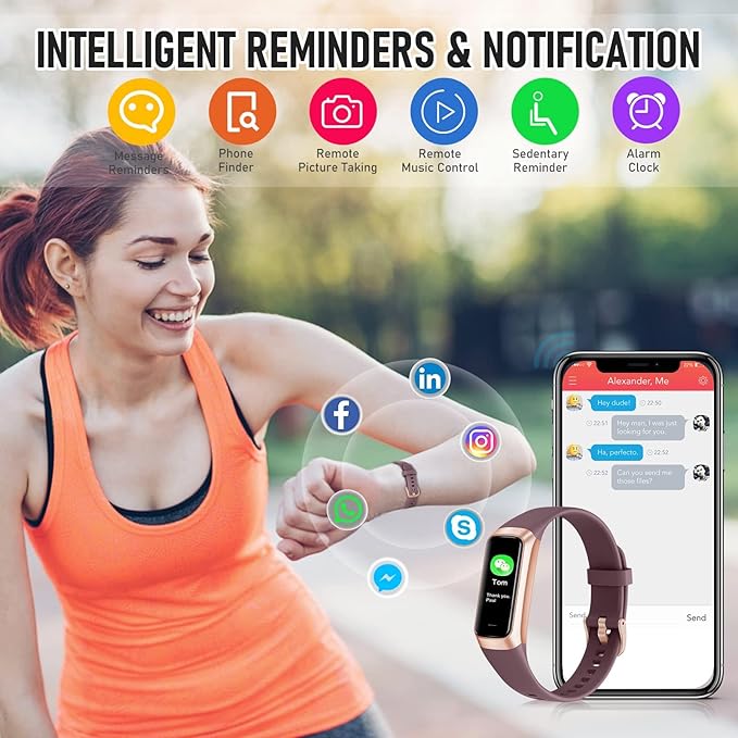 Fitness Tracker, 1.10" Step Tracker with 24/7 Heart Rate, Blood Pressure, Activity Tracker Step Counter with Pedometer, Calories, Sleep Trackers, Fitness Watch for Sports Women Men