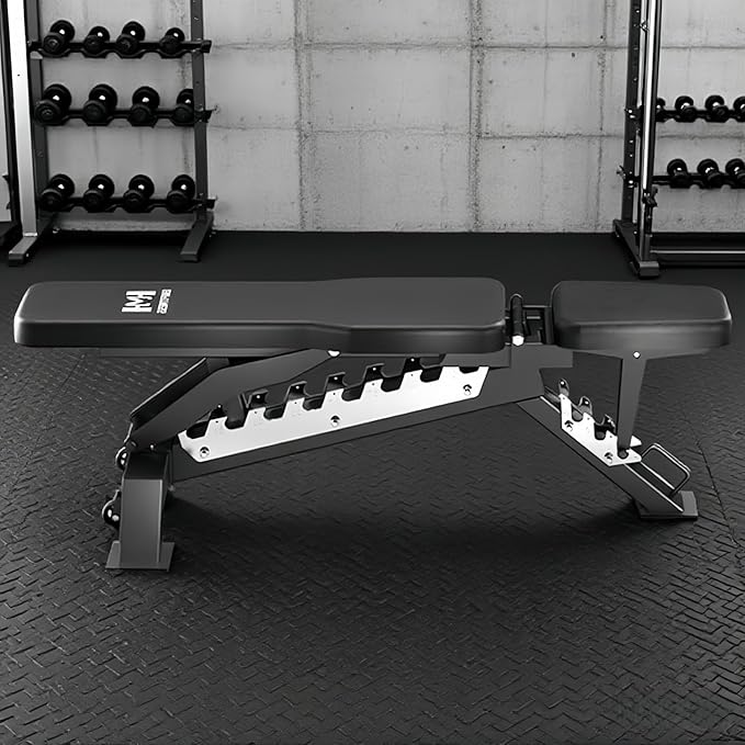ANICOZN Weight Bench, 500 LBS Bench Press and Adjustable Positions Strength Training Bench for Garage and Home Gym Workouts,Bench Press