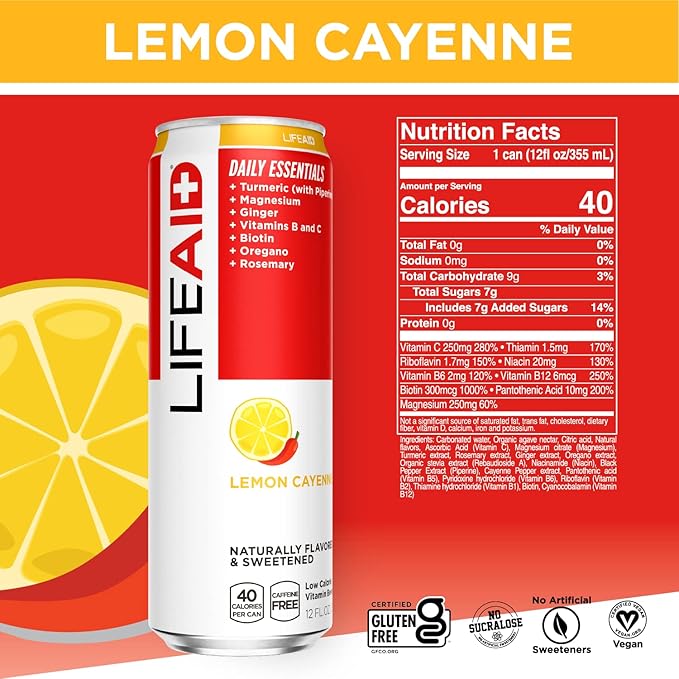 FITAID Post Workout Recovery Drink, Strawberry Lemonade, BCAAs, Glucosamine, Electrolytes, All In One Can, Paleo, Vegan & Gluten-Free, 40 Calories, 12 Fl Oz (Pack of 24)
