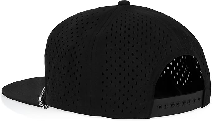 Riverside Snapback Hat | 5 Panel Blank Cap for Men & Women | Breathable & Lightweight | Outdoor | Flat Bill