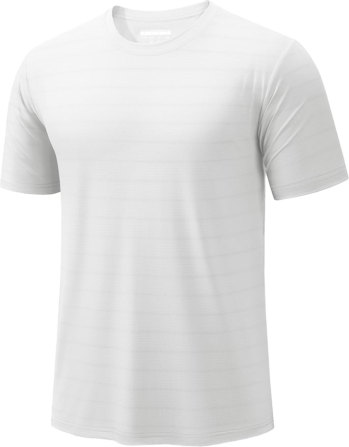 TACVASEN Men's Lightweight Athletic T-Shirts Quick Dry Workout Gym Tops Short Sleeve Running Tee Shirt Performance Activewear