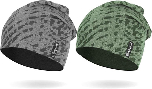 10" Multifunctional Soft Fashion Lightweight Beanies Hats, Cooling Running Skull Cap Helmet Liner Sleep Caps