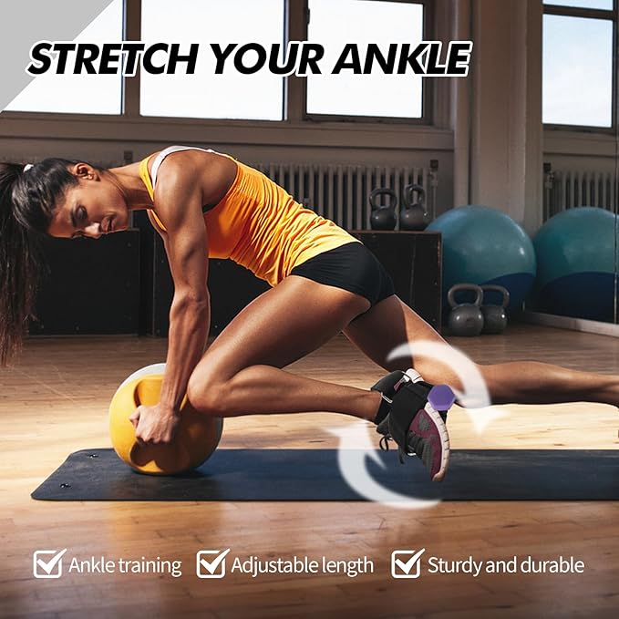 2 Pcs Dumbbell Foot Attachment, Ankle Straps for Leg Workouts at Home, Gym Trainer Equipment for Hamstring Curls, Leg Extensions, Hip Flexors, Tibialis Strengthener for Athletes, Gym Trainers
