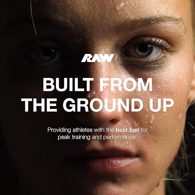 RAW Pre-Workout Powder, Essential CHARGED (Sour Watermelon) - Preworkout Supplement for Men & Women - Supports Focus, Mood & Performance - Caffeine, Alpha-GPC, L-Citrulline, Beta Alanine (25 Servings)