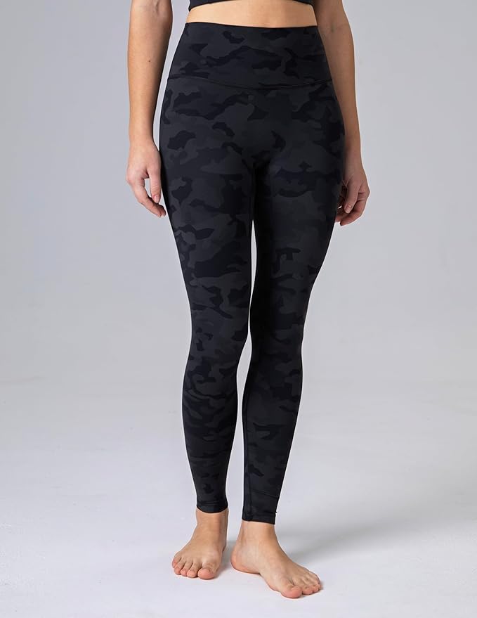 Colorfulkoala Dreamlux No Front Seam Leggings for Women 25"/28" Inseam, Seamless High Waisted Buttery Soft Yoga Pants