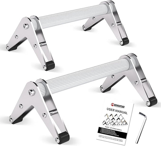 Push Up Bar - Heavy-Duty Stainless Steel Pushup Stands with Non-Slip Base, 500LB Capacity, Portable Home Gym Equipment for Strength Training & Floor Workout