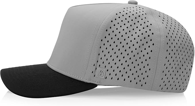 Glendora Snapback Hat | 5-Panel High Crown Blank Cap for Men & Women | Breathable, Lightweight, & Curved Bill