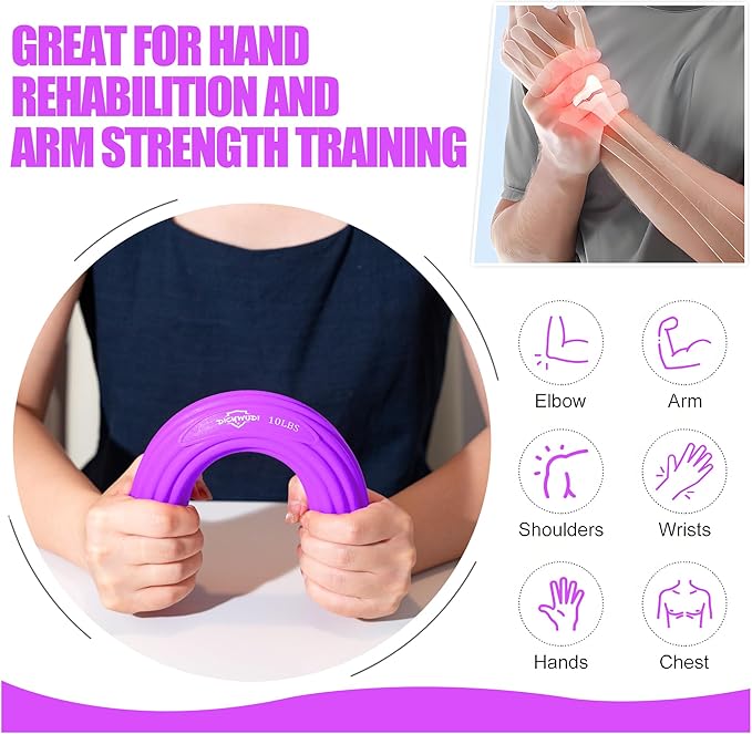 Flex Therapy Bars,Twist Bar for Physical Therapy & Resistance Bar for Golfers Elbow,Tendinitis,Wrist,Forearms Pain, Improve Grip Strength and Relieve Pain