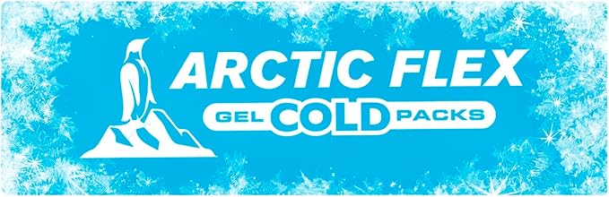 Arctic Flex Gel Replacement Packs - Reusable Hot & Cold Gel Ice Packs for Wrist, Injuries & Swelling - Flexible Therapy Compression Wrap - Athletic, Women, Men