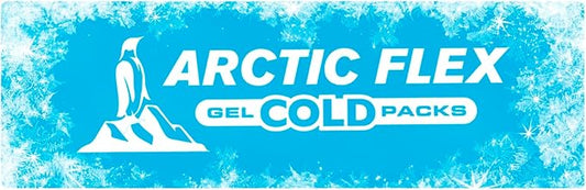Arctic Flex Gel Replacement Packs - Reusable Hot & Cold Gel Ice Packs for Wrist, Injuries & Swelling - Flexible Therapy Compression Wrap - Athletic, Women, Men