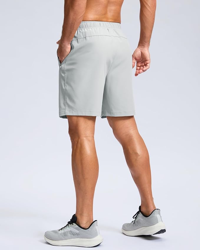 G Gradual Men's Athletic Running Shorts with Zipper Pockets Quick Dry 7"/ 5"/ 9" Workout Gym Shorts for Basketball Hiking