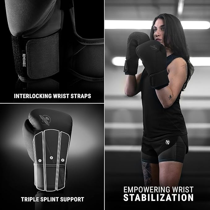Hayabusa T360 Boxing Gloves – Revolutionary Hand Ergonomics | Empowering Wrist Support | Single or Dual Strap Closure | Training, Sparring, Heavy Bag - 10 oz 12 oz 14 oz 16 oz 18 oz