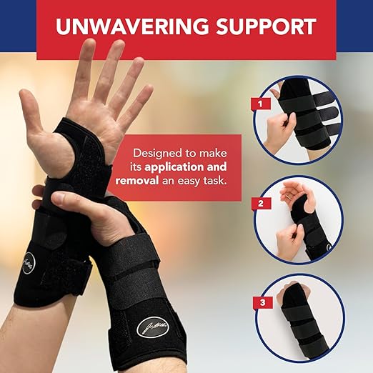Doctor Developed Wrist supports/Wrist brace - Relief for carpal tunnel, wrist injuries, wrist support for arthritis, hand support, hand & wrist strap and Doctor Handbook
