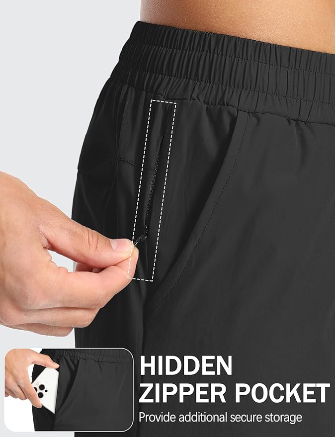 Aolesy Men's 5''/7'' Running Shorts Quick Dry Workout Gym Shorts with Pockets, Tennis Training Athletic(Linerless & Liner)