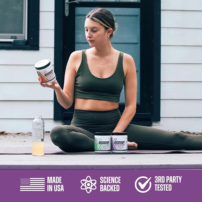 Outwork Nutrition Post Workout Recovery Powder - Creatine Monohydrate, KSM-66 Ashwagandha & Tart Cherry - Speeds Recovery, Eases Soreness - Creatine Powder for Men & Women, Gummy Bear Burst, 230 Gr