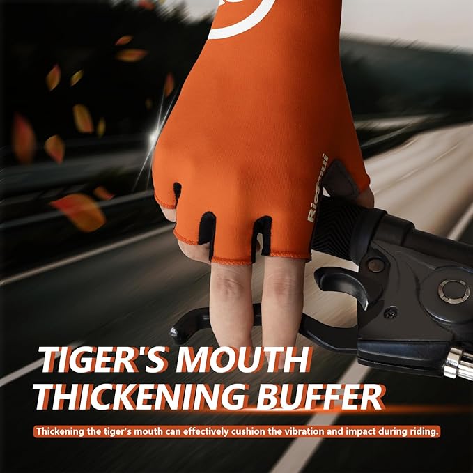 Cycling Gloves,Anti-Slip 5mm Padded Biking Gloves for Men Women Shock-Absorbing Summer Breathable for Road Bicycle Commuting