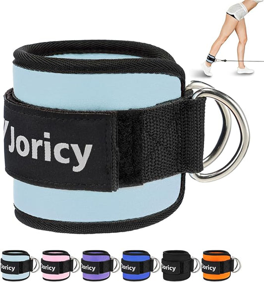 Ankle Strap for Cable Exercise Machines, Work Out Cuff Attachment Ankle Resistance Bands, Cable Kick Back Straps for Gym, Glute Workouts, Kickbacks, Leg Extensions, Hip Abductors, Booty Workouts