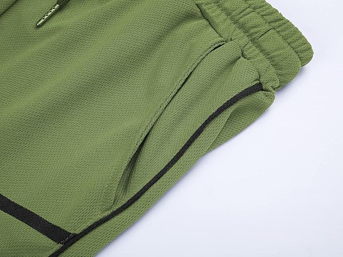 FLYFIREFLY Men's Gym Workout Shorts Running Lightweight Athletic Short Pants Bodybuilding Training