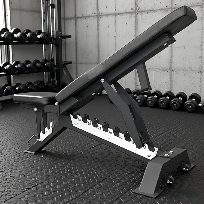 ANICOZN Weight Bench, 500 LBS Bench Press and Adjustable Positions Strength Training Bench for Garage and Home Gym Workouts,Bench Press