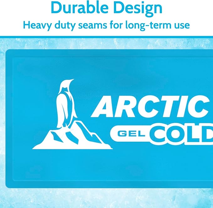 Arctic Flex Gel Replacement Packs - Sized for Knee Ice Brace - Cold and Hot Therapy for Injuries, Pain Relief, Swelling - for Reusable Compression Wrap - for Athletic Injury, Women and Men