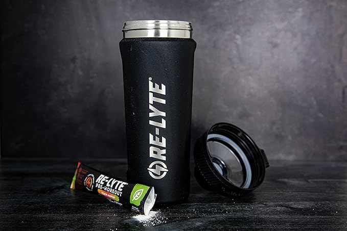 Redmond Re-Lyte Pre-Workout Drink Mix, Sampler Pack, 4 Sticks